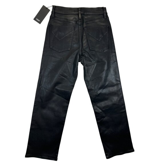 Hudson Pants Womens 27 Black Hi-Rise Straight‎ Cropped NWT - Picture 2 of 10